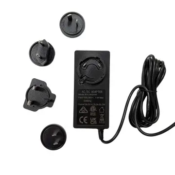 Interchangeable plug 60W 24V 48V AC DC power adapter dc 2.5A with US EU UK AU CH Plug