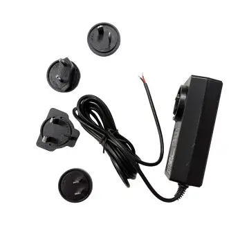 60W 48V AC DC wall mount power adapter dc 1.25A with Interchangeable plug