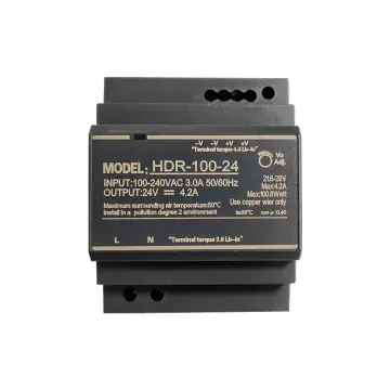 HDR-100-24 AC 100-240V power supply dc 24v