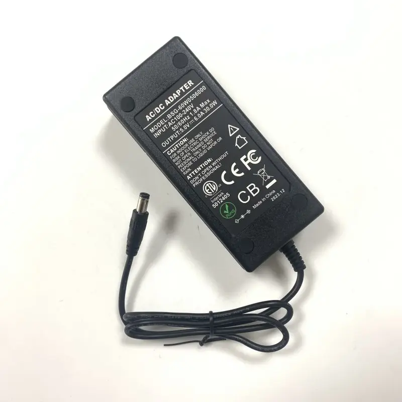 Customized charger 30W 6A Switching 5v Power Adapter for LED
