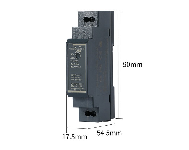 Single 5V 3A Din rail industry power supply
