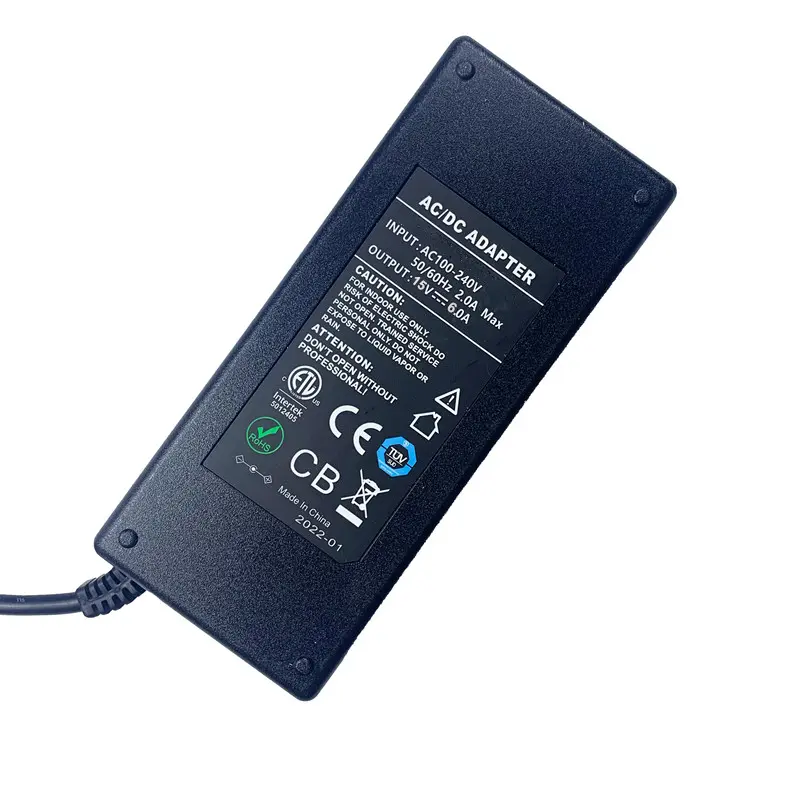 High power adapter 90W AC DC 15V6A for printer