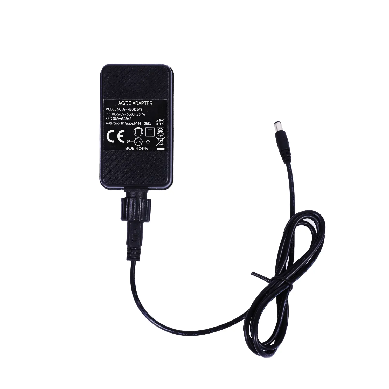 EU US UK Plug travel adapter 48V 30W 0.6A ac dc