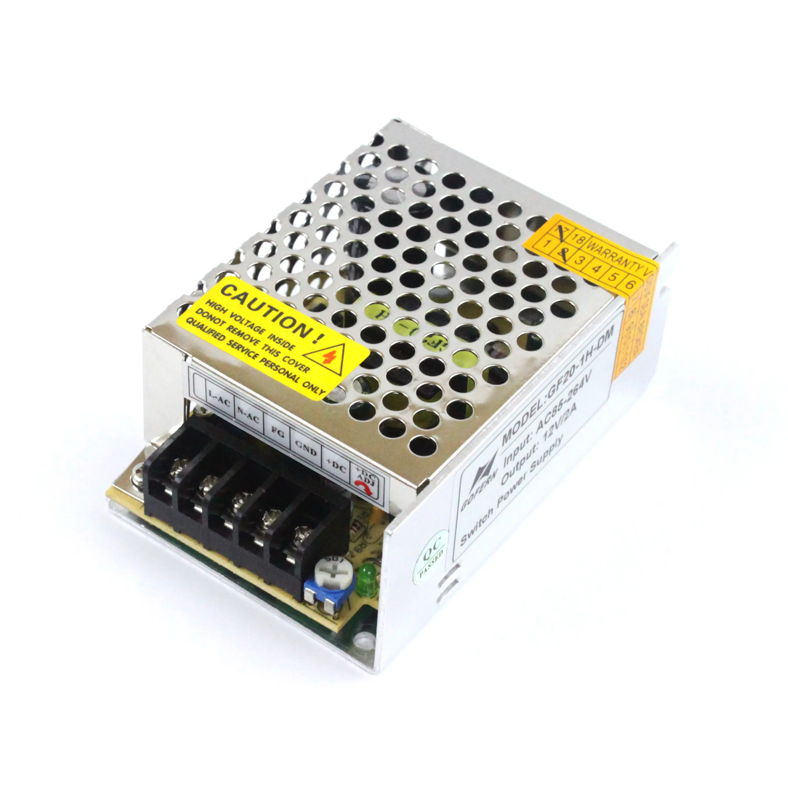 5V5A switching power supply 25W ac dc transformer for cctv