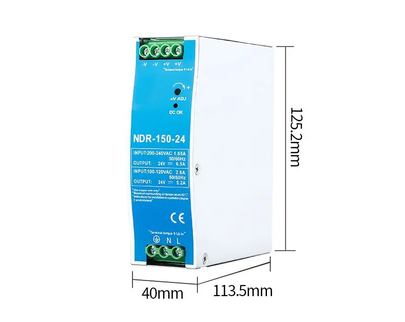 150W PSU 24V Variable switching Power Supply